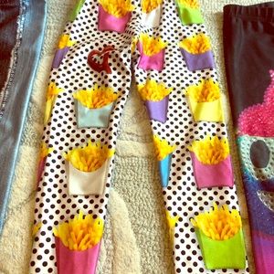 Want some fries with that? Cute Terez leggings